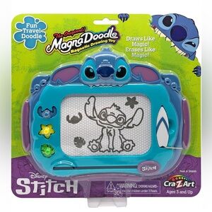 Cra-Z-Art Stitch Travel Magna Doodle Magnetic Drawing Board, Lilo and Stitch